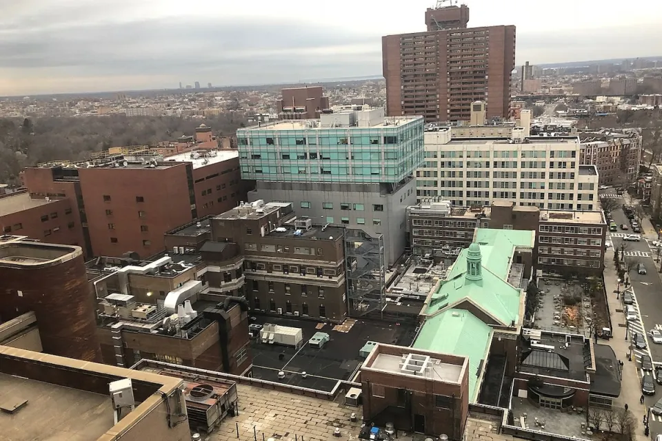 MMC Bronx Norwood Montefiore Medical Center campus as viewed from North Central Bronx Hospital in 2018.